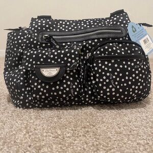 Black Polka Dot Bag
